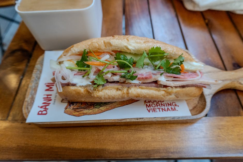 Vietnamese Banh Mi Sandwich